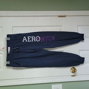 Aeropostale navy blue joggers sz Xsm
